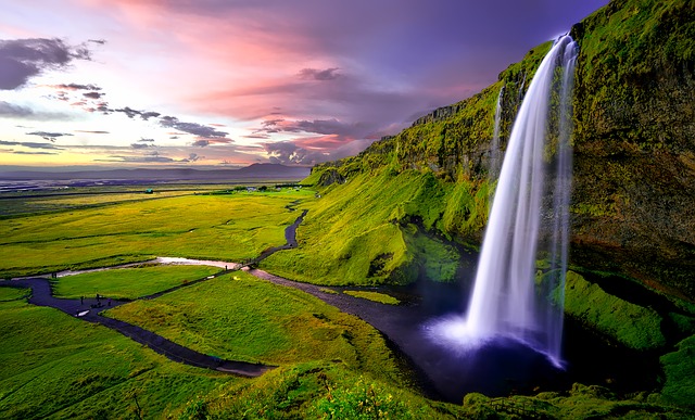 islandské vodopády